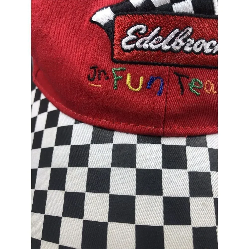 Edelbrock Hot Rod Power Tour Red Baseball Cap Edelbrock Jr. Fun Team Snap back